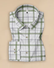 SoftWeave Checked Linen Cotton Shirt