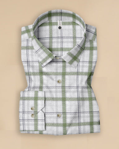 SoftWeave Checked Linen Cotton Shirt