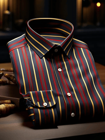 Men's Elegant Striped Shirt
