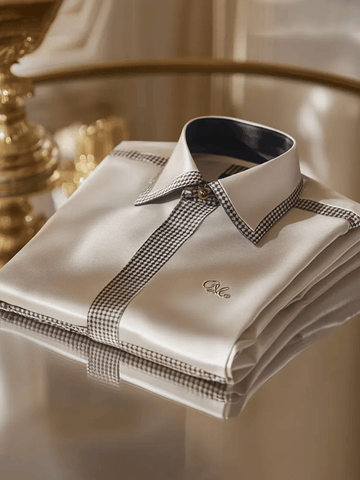 Men's Silk Business Shirt