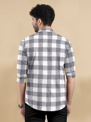 Metro Gingham Elite Cotton-Linen Shirt