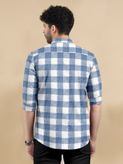Metro Gingham Elite Cotton-Linen Shirt