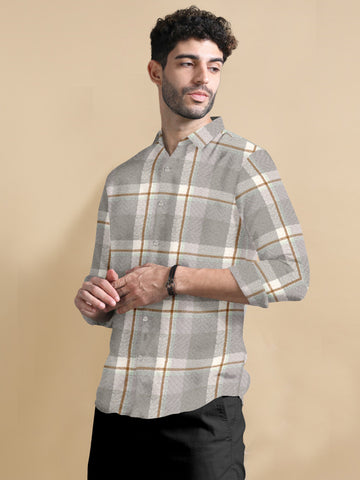 VistaChecks Cotton-Linen Shirt