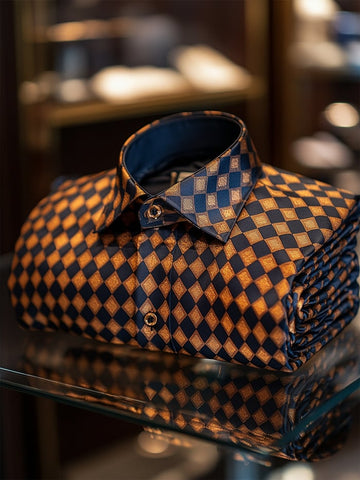 Men’s Satin Luxe Long Sleeve Shirt