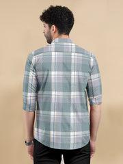 VistaChecks Cotton-Linen Shirt