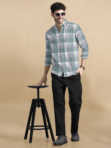 VistaChecks Cotton-Linen Shirt