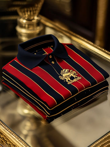 Men’s Logo Button Polo Shirt