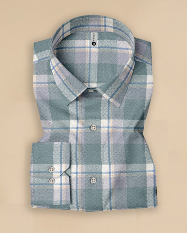 VistaChecks Cotton-Linen Shirt