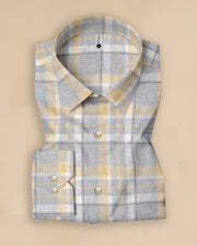 VistaChecks Cotton-Linen Shirt