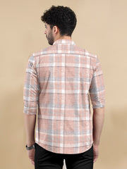 VistaChecks Cotton-Linen Shirt