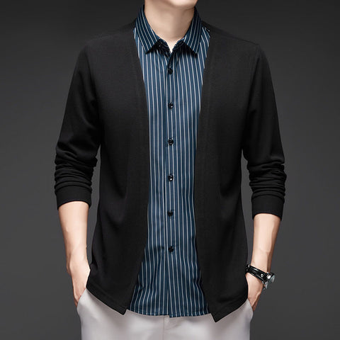 Dual-Layer Harmony Jacket – Refined Style & Effortless Comfort