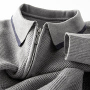 Valorian Zipper-Collar Sweater