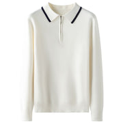 Valorian Zipper-Collar Sweater