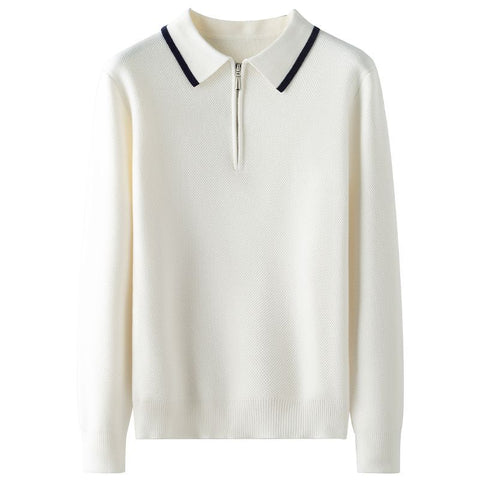 Valorian Zipper-Collar Sweater