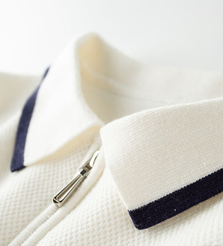 Valorian Zipper-Collar Sweater