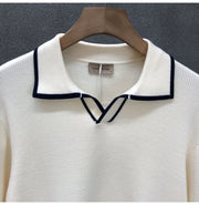 BreezeWeave Summer Polo Knit