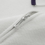 Textured half-zip Polo