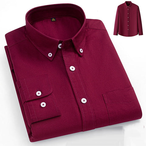 Executive Cotton Long Sleeve Oxford Shirt