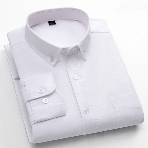 Executive Cotton Long Sleeve Oxford Shirt