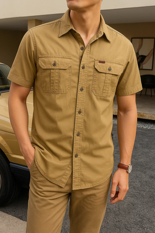 Elite Cargo Half Sleeve Double Pocket Shirts