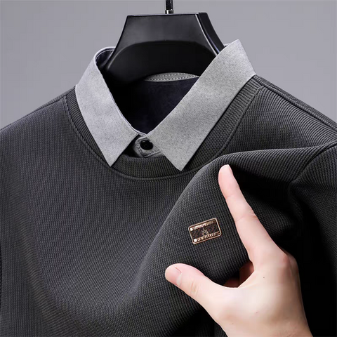 Elite Ribbed-Weave Sweatshirt