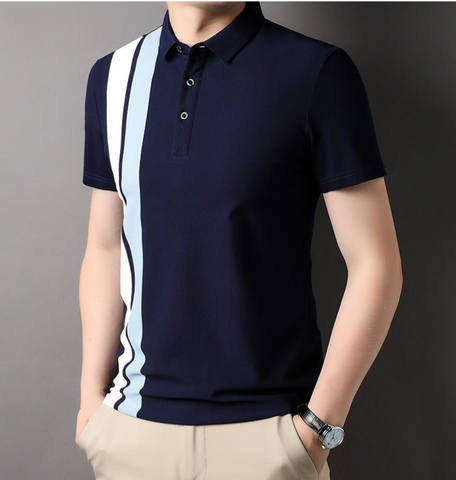 Velocity Stripe Polo T-Shirt