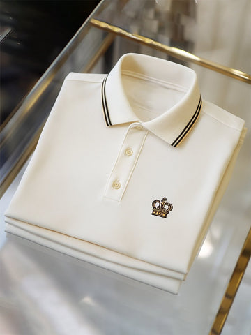 Men's Vintage Business Polo Shirt