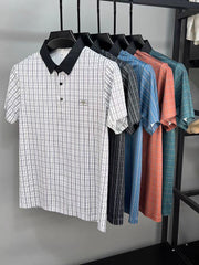 Lavish Branded Plaid Polo T-Shirts