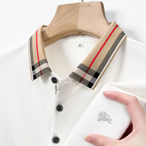 AristoCheck Emblem Collar Polo