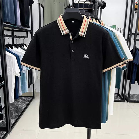 AristoCheck Emblem Collar Polo