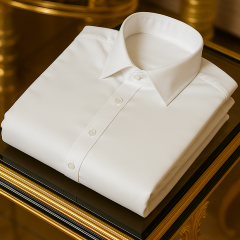 Men's Silk Luxury Business Long Sleeve Shirt