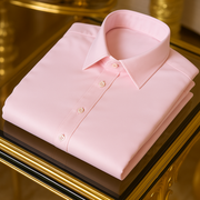 Men's Silk Luxury Business Long Sleeve Shirt