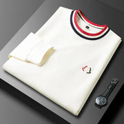 Regalia Stripe Accent Crewneck